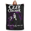Ozzy Osbourne  Tribute Throw Blanket Black Sabbath Rock Band Plush Couch Blanket x Inches Multisize Bedspread