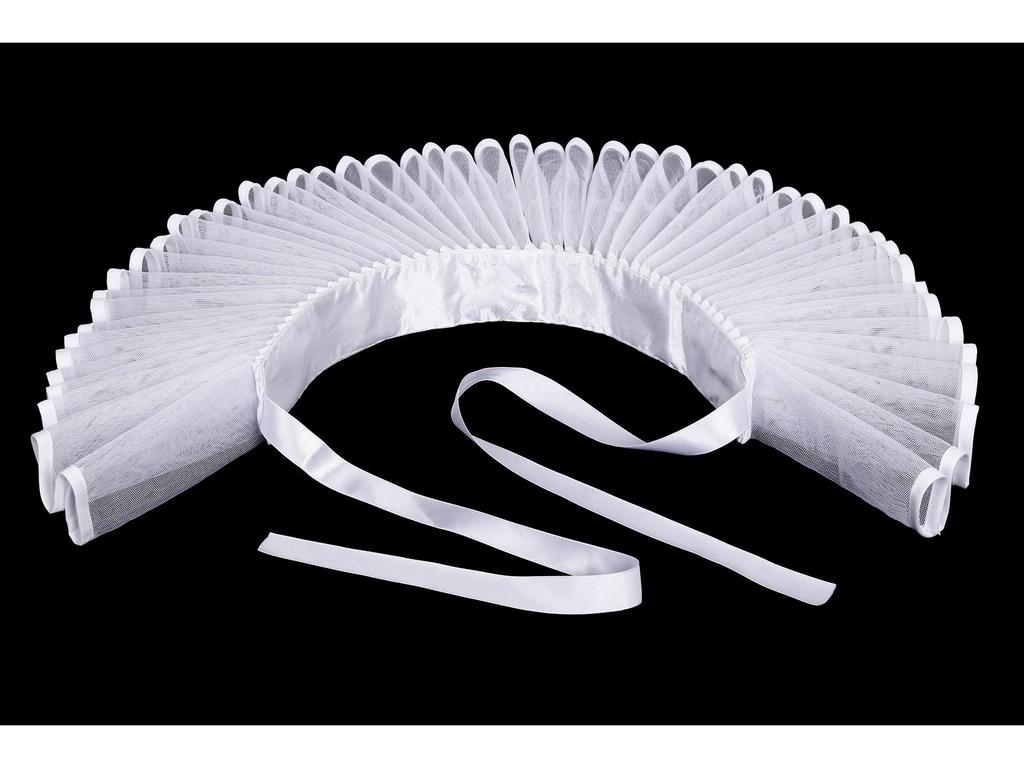 Karnaval Palyaço Fırfırlı Yaka - Retro Cosplay Aksesuarı