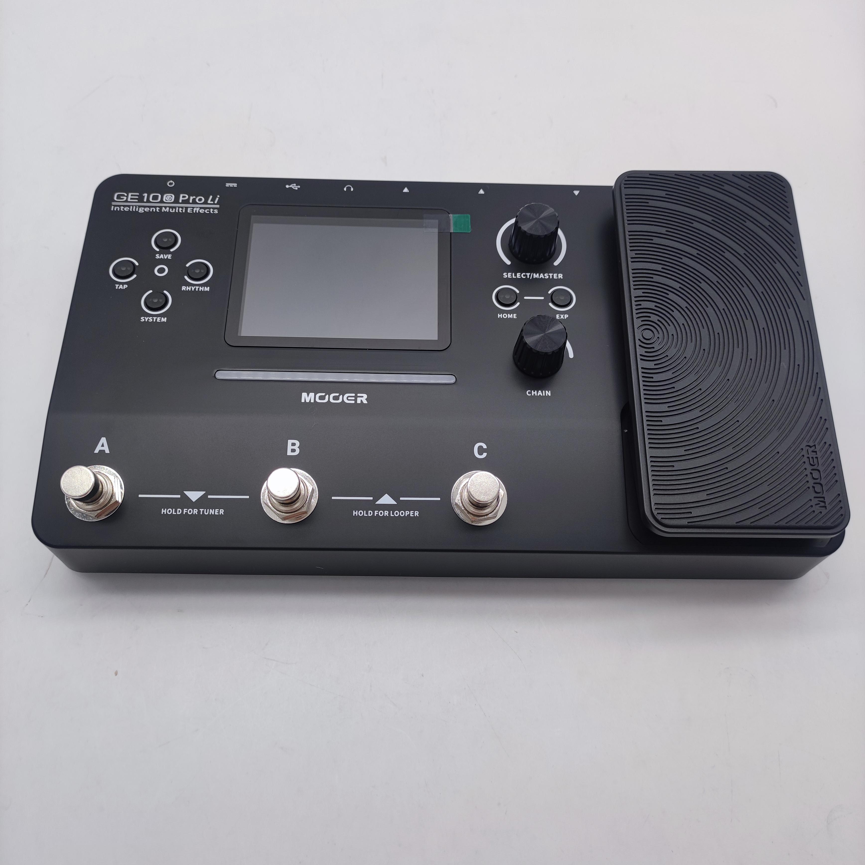 Mooer GE100 Pro Li Intelligent Multi Effects with 50 Tone Banks and 3 Presets Per Bank for Performances GE100 Pro Li