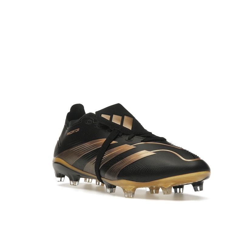 Adidas Jude Bellingham x Predator 24 League FG Belligold Pack Pánské kopačky Černá Core-Black Zlatá-Metalická JH5702