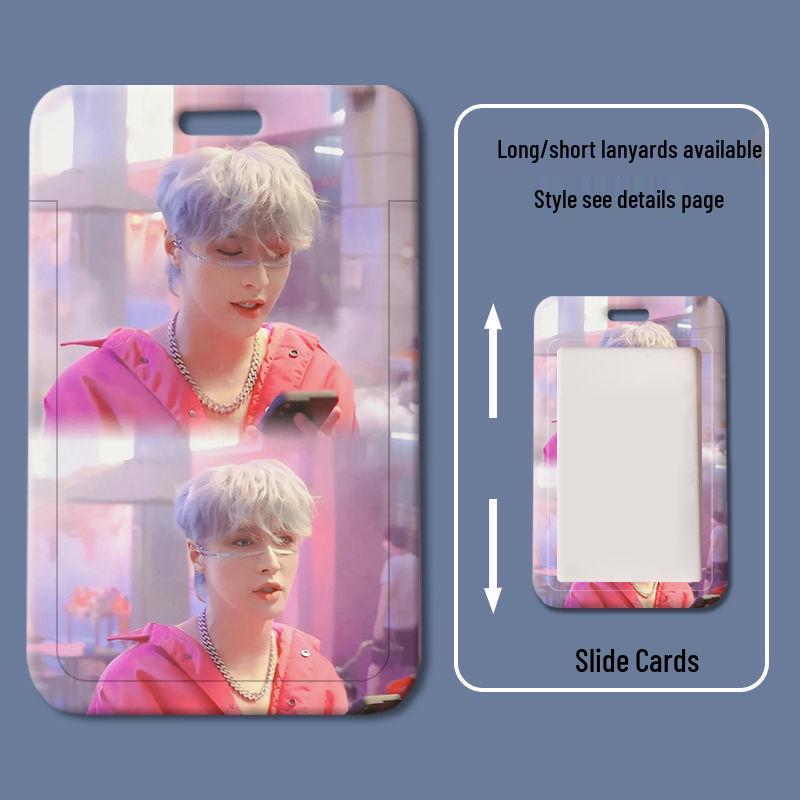 Zhang Yixing Plastic Sliding Cover ID and Access Card Holder for Students and Professionals
