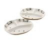 Banko Ware Cat Lunch Plate Pair: Complete Lunch On One Plate. Microwave and Dishwasher Safe.