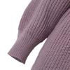 Spring Fall Patchwork Above Knee Mini Knitting Sweater Dress Women Casual Straight Half High Collar Full Lantern Sleeve Loose Waist Bandage S-XL