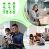Alien-Figuren 10 Stück Sammlerstück Ornament Leuchtet im Dunkeln Alien-Figuren Set für Regal Kaminsims Wohnzimmer Schlafzimmer Schule