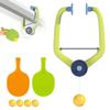 Set di allenamento per il ping pong con dispositivo di rimbalzo regolabile, comprensivo di due racchette e quattro palline per pratica e gioco indoor/outdoor