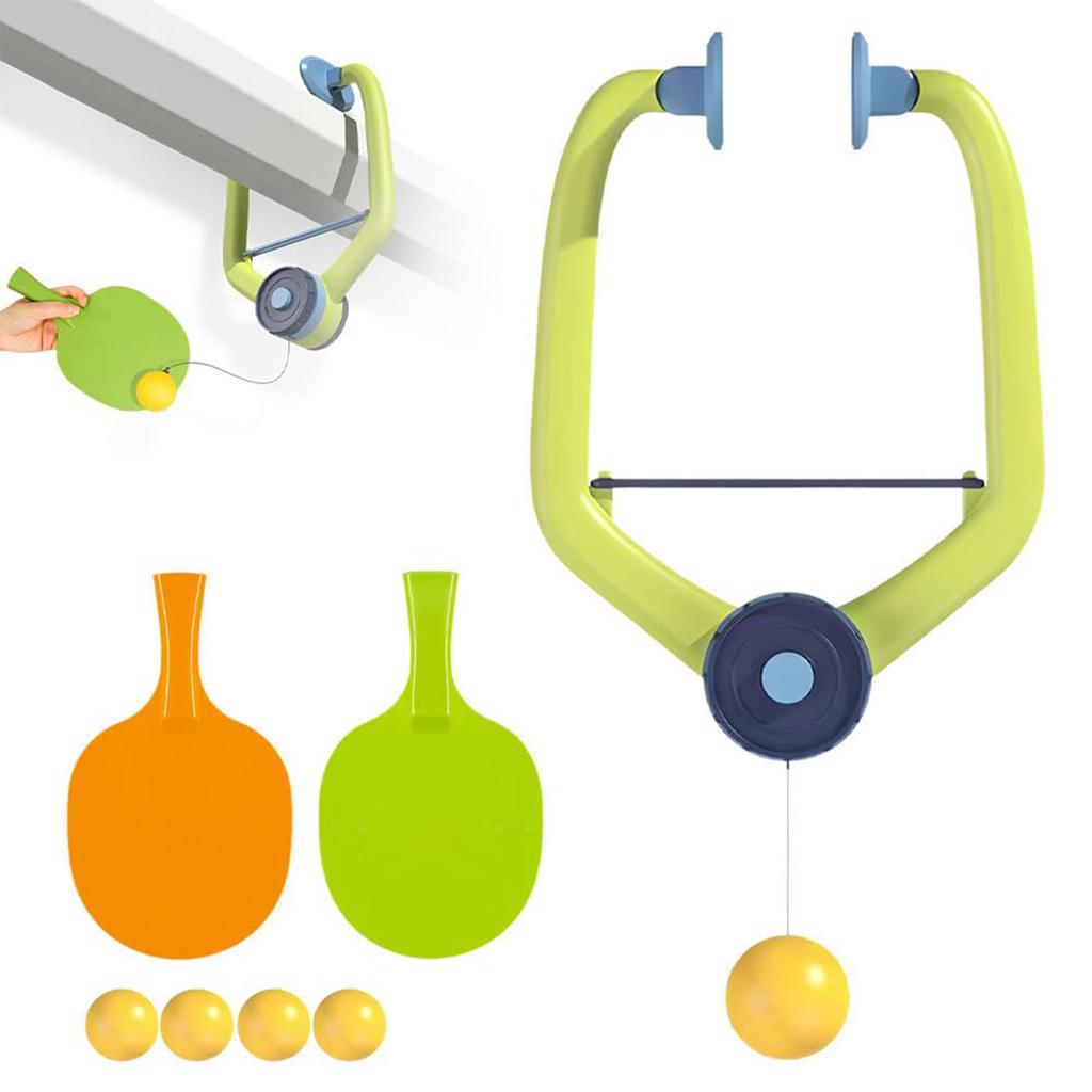 Doorway Pong, Adjustable Doorway Pong Trainer, Hanging Pong Trainer Set