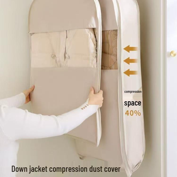 Transparent Down Jacket Dustproof Hanging Garment Bag