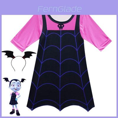 Cartoon Vampirina Meisjes Eendelig Sweat Jurkje Met Uitstekend Vakmanschap Voor Vakanties