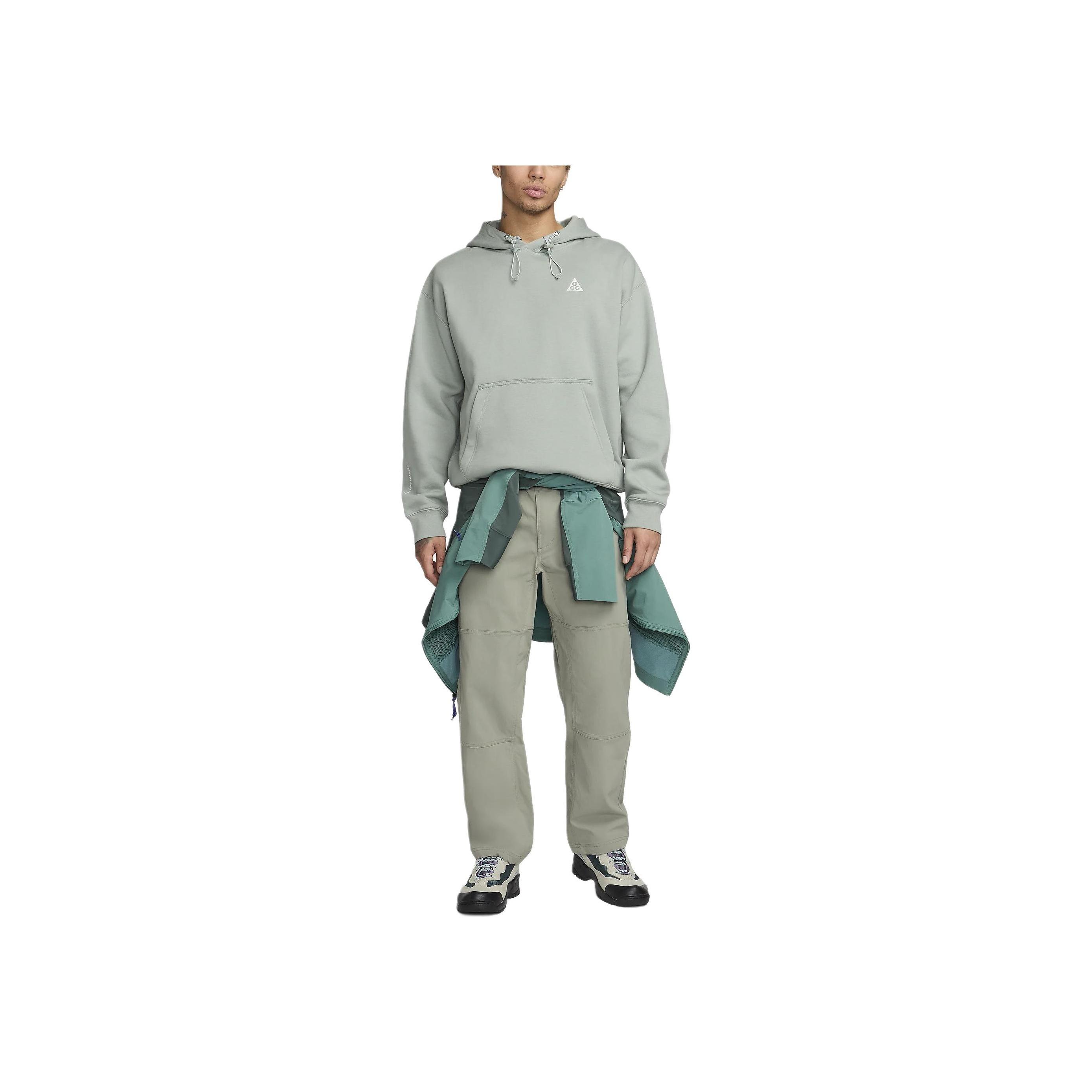 

Nike Solid Color Loose Straight Leg UV Protection Work Pants Men pants Green FN2450-053 L