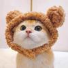 Funny Rabbit & Bear Pet Hat for Cats and Dogs - Cute Internet Celebrity Costume