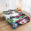 Cartoon Bettbezug Monster Girls Cartoon Für Mädchen Hautfreundlich Atmungsaktiv Bettdecke Wärme Kinderzimmer Bettwäsche