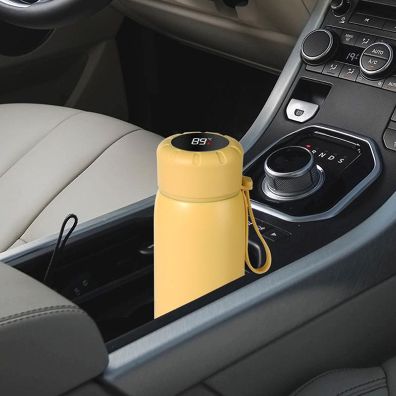 Intelligent Temperature Insulation Mug Stainless Steel Insulation Mug with Tea Separator Portable Kid's Kettle with Handle