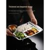 Thickened Stainless Steel Divided Lunch Box Set
