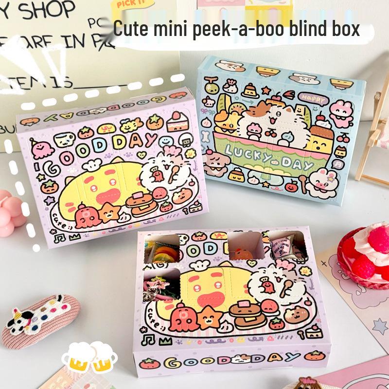 DIY Christmas Scratch-Off Surprise Gift Box: Exciting Blind Box Game for Birthday Surprises