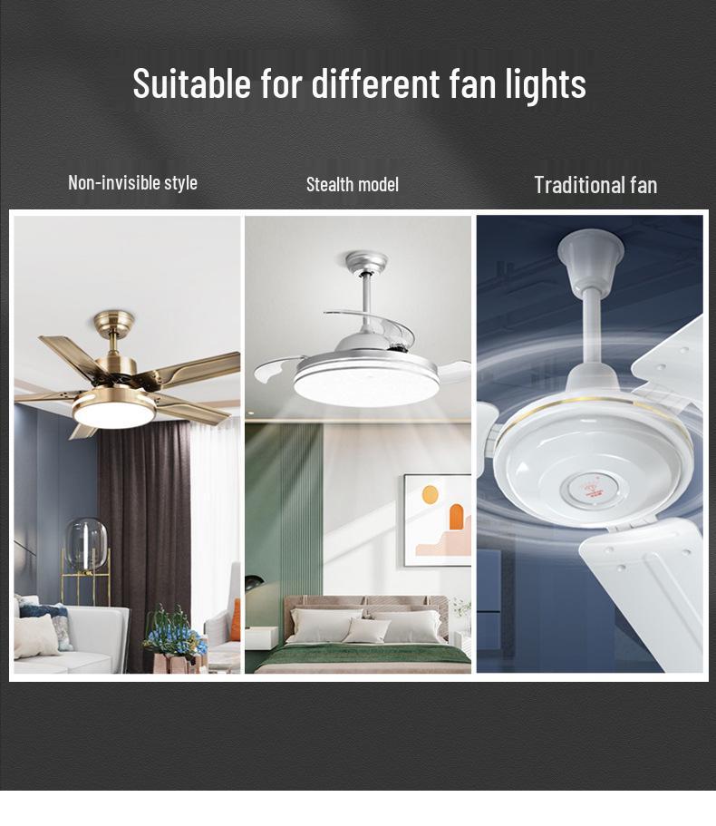 Universal Ceiling Fan Remote: Three-Speed Light Control Receiver with Timer