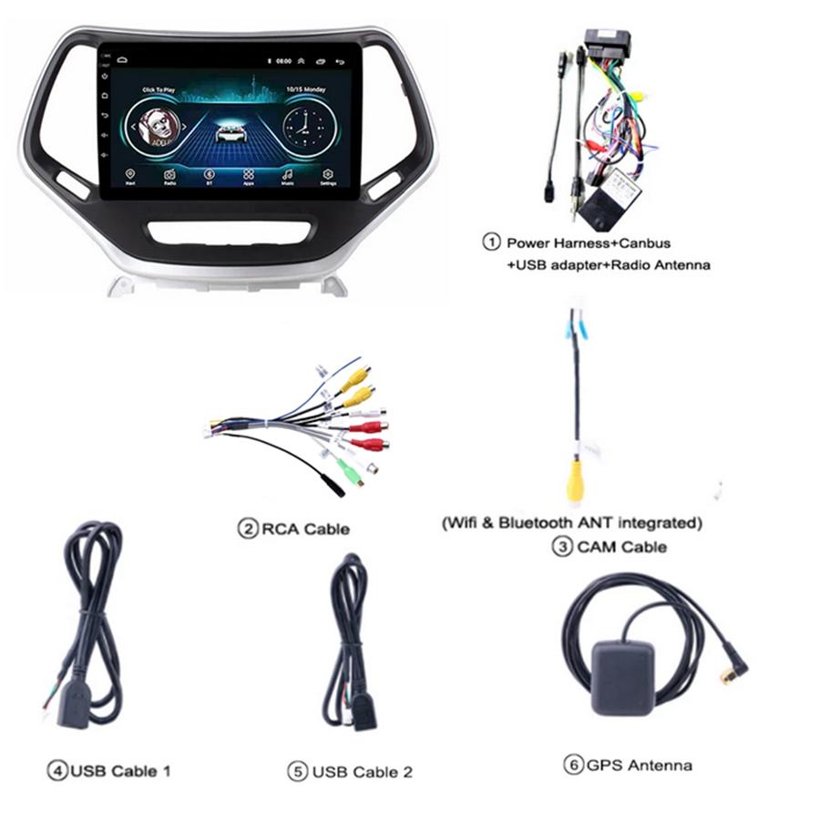 

Jeep Cherokee navigation all-in-one machine 13-20-10 inch standard configuration
