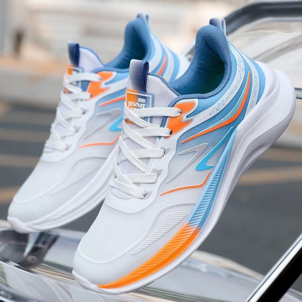 Men's Shoes 2025 New Shock Absorption Trend Running Shoes Summer Breathable Versatile Fitness Casual Sports Shoes Breathable Shock Absorption