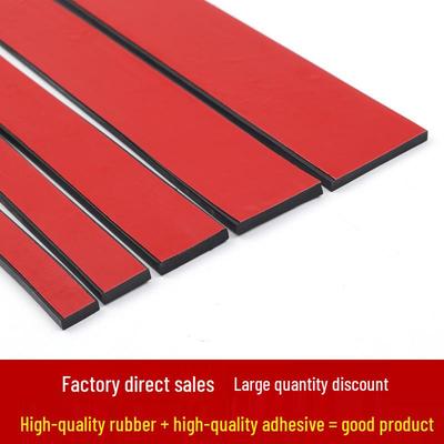 Self-Adhesive Double-Sided Anti-Slip Rubber Pad & Shock-Absorbing Buffer Strip for Glass Sealing