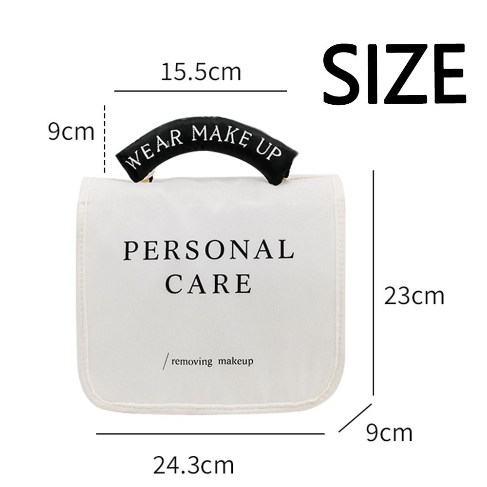Foldable Hanging Toiletry Bag Portable Bathroom Storage Bag Travel Wash Bag Dry&Wet Separation