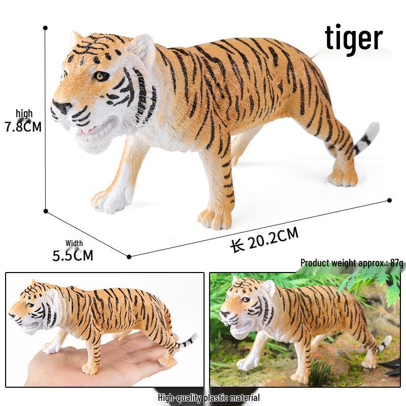 Cross-Border Animal Toy Set: Sheep, Cow, Horse, Donkey, Goat, Poultry Plastic Models