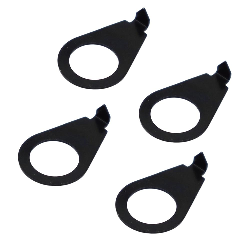 

4pcs Guitar Knobs Pointer Plates, 3/8 Electric Guitar Control Knob Position Pointers, 9.7mm Diameter Washers for LP Guitar Part