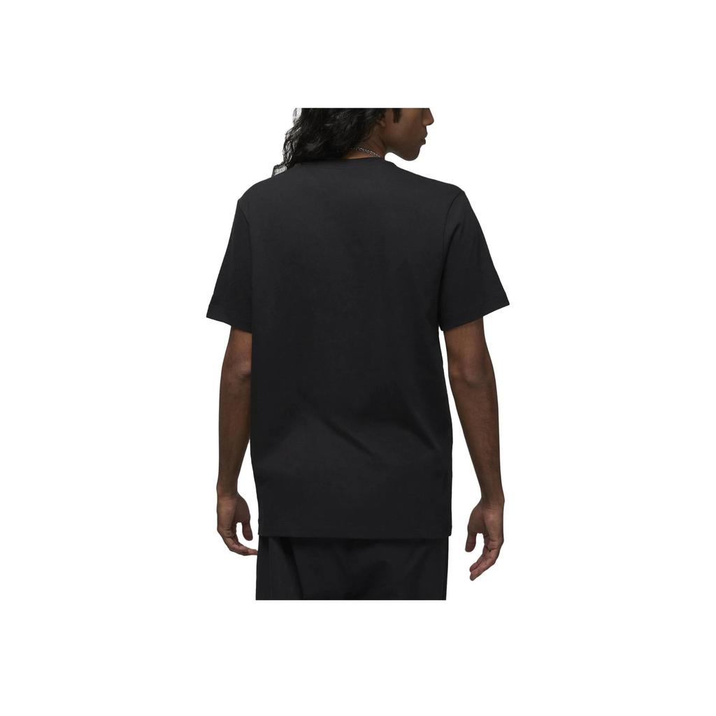 Jordan Air Jumpman Spellout S/S T-shirt Black Men Streetwear DV1445-010