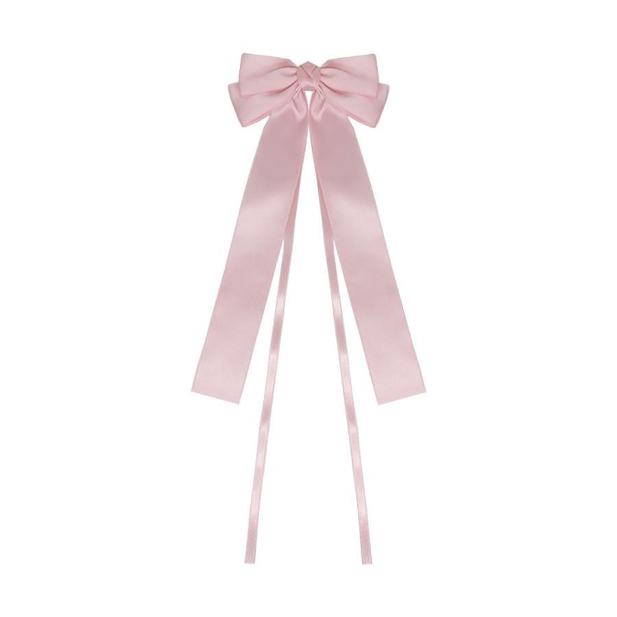 Mingyue Oumei Sweet Ballet Style Ribbon Bow Double Layer Princess Hair Clip for Women