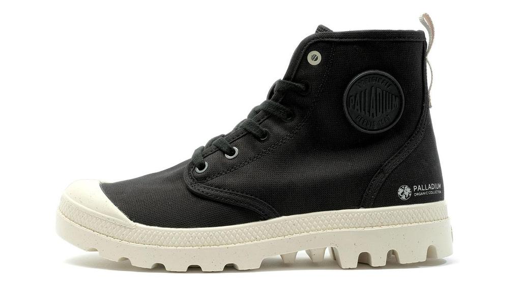 Palladium Pampa Hi Zip Organ boots textile Black