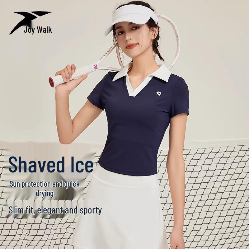 

Women s Slim-Fit Polo Short Sleeve Sport T-Shirt S
