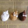Mini Simulation Fox Plush Toy Cute Animal Figurine Model Home Table Decoration Ornament Fox Doll Toy Kid Adult Christmas Gift