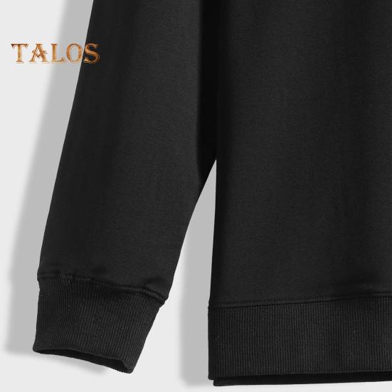 Toamnă Iarnă Hanorac pentru femei Imprimare cu litere Gât rotund Mâneci lungi Pulover liber Manșetă elastică Purtare zilnică Top casual