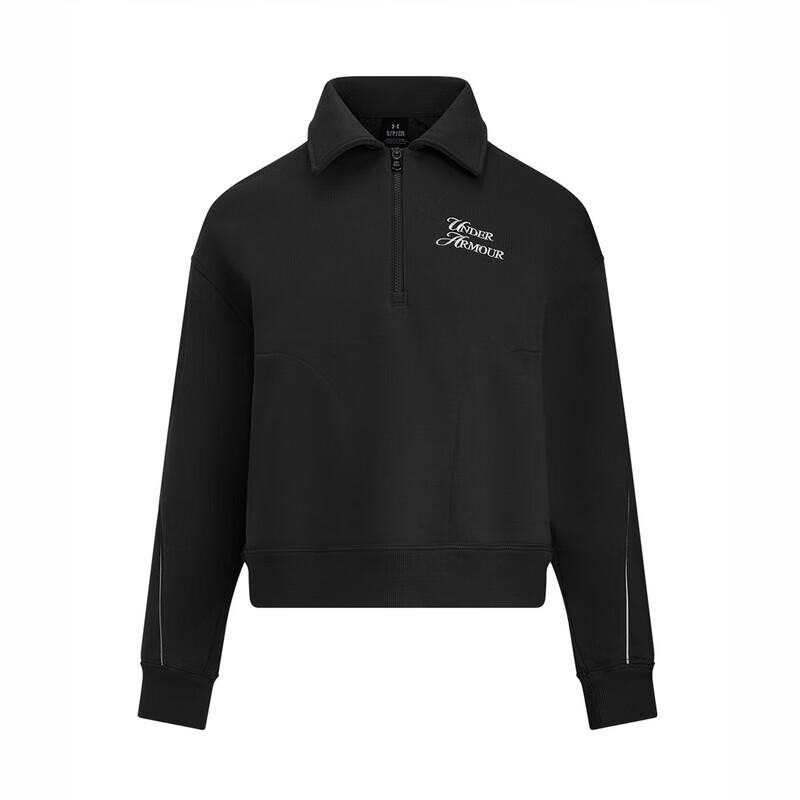 Under Armour Women s Sports Club Fleece 1/4 Zip Pullover L