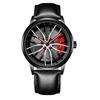 Boruse Caliper Hub Trendy Men'S Belt Watch Student Waterproof Luminous Quartz Watch