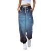 Women's Casual Fashion Halloween Printed Leisure Pants Sweatpants Trousers Drawstring Elastic Waist Drawstring Drawstring Pants