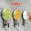 Suction Cup Hook Reusable No-punch Stronge Vacuum Bathroom Suction Cup Hook Waterproof Towel Rack Clothes Hanger Accessories