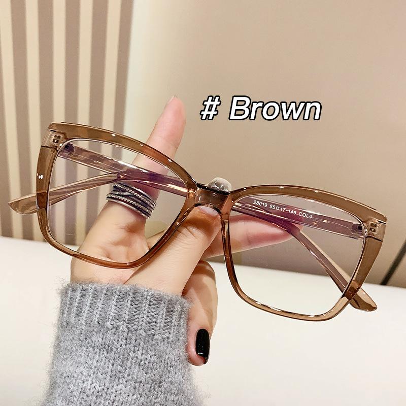 Vintage Anti Blue Light Optical Pink Leopard Cat Eye Glasses Women Luxury Brand Designer Myopia Prescription Sexy Eyewear Frame