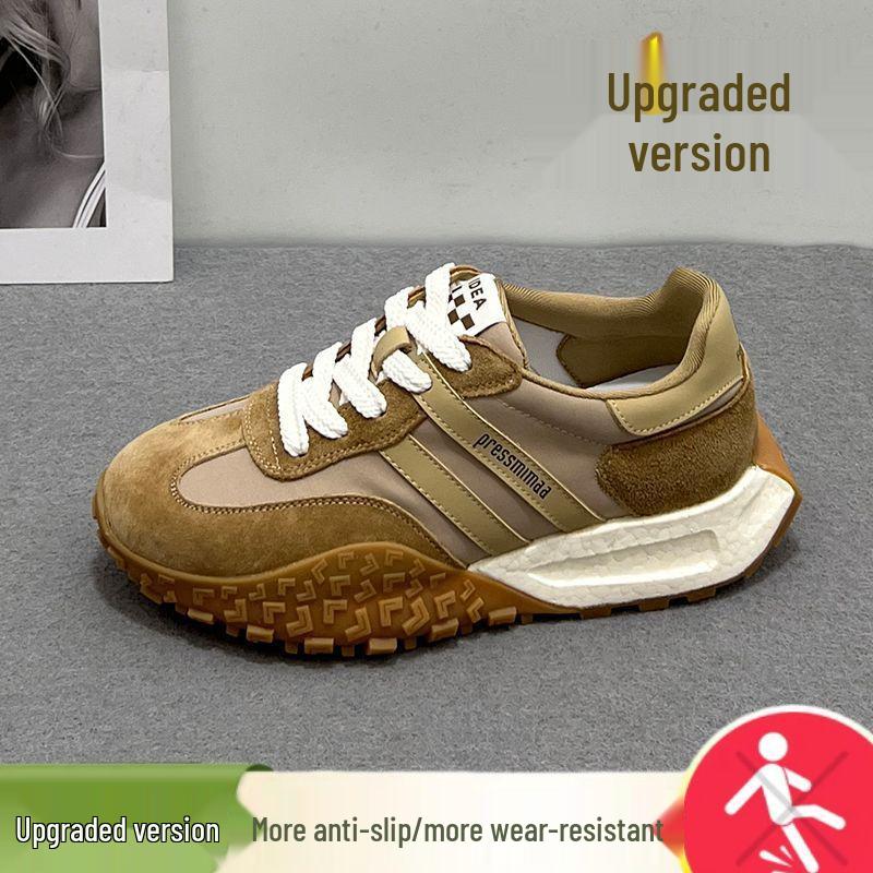 2025 Damen Schwarze Klobige Leichte Sneaker - Schlankmachend, Herbststil