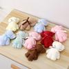 6PCS Cute Bear Towel Soft Coral Velvet Hand Towel Creative Wedding Bridesmaid Gifts Valentine's Day Gifts Party Decoration