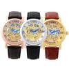 Tisento Ts50061 Men'S Automatic Skeleton Leather Watch