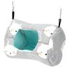 Four Seasons Canvas Gray Hamster Hammock Hanging House Nest for Chinchillas Small PetsGray Small Rabbit