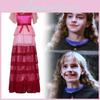 Harry Hermione Potter Granger Cosplay Costume Mesh Yarn Dress Halloween Party