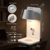 LED Wall Lamp with Wireless and USB Dual Charging Ports for Bedroom and Hotel Reading