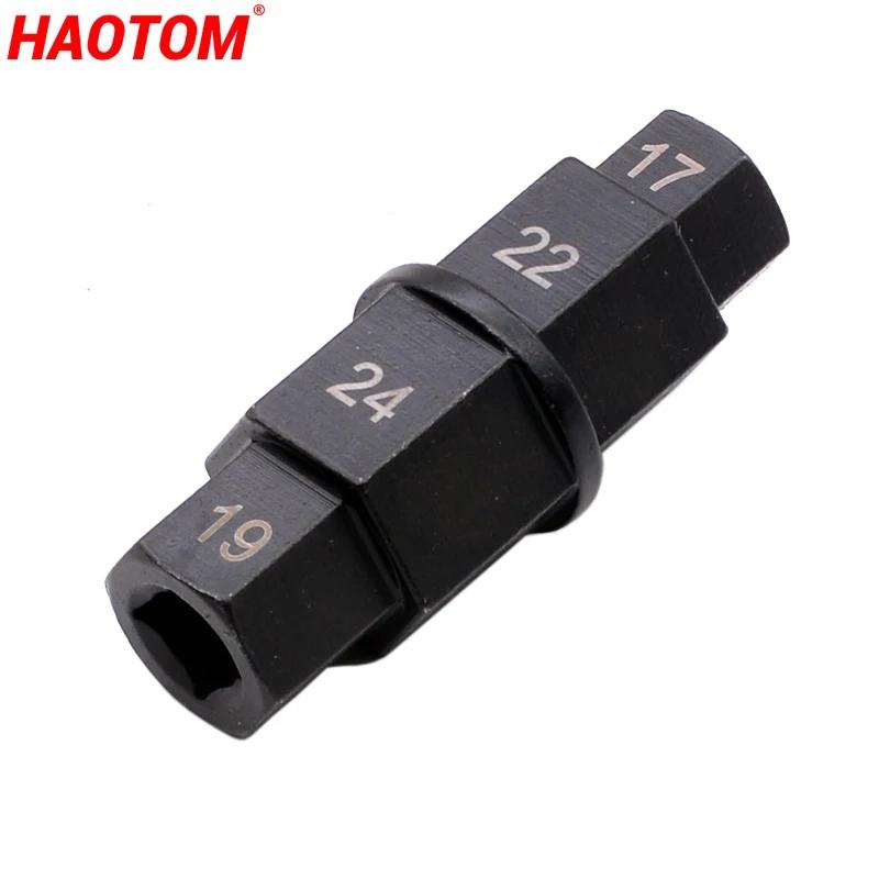 1PC 17 19 22 24mm Motorcycle Front Rear Wheel Hex Spindle Driver Removal Axle Tool For Honda Kawasaki Suzuki BMW YAMAHA
