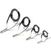 4 Pcs/Set Fishing Tackle Stainless Steel Repair Kit Set Fishing Rod Guide Ring Tip Fishing Pole Circle Ring Eye Guide Wire Loop