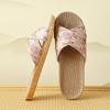 "Women's Non-Slip Silent Indoor Cotton & Linen Slippers"