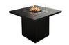 Table Carrée – Table à Gaz avec Foyer 2-en-1