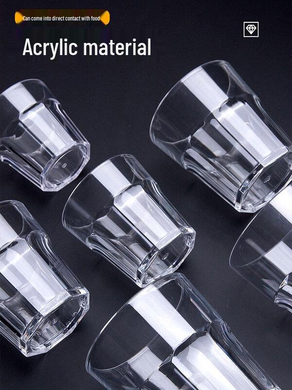 ZISIZ Acrylic Plastic Beer Mug