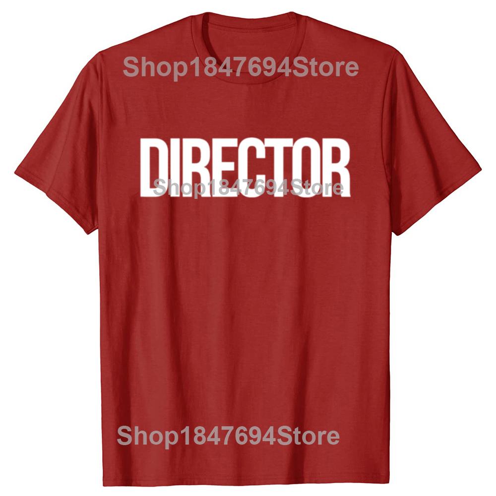 Funny Vintage Director Filmmaker Film Crew Graphic T-shirt Men Women Hip Hop Oversized T Shirt 100% Cotton Comfort T-shirts