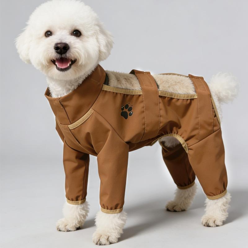Pet Dog Small Dog Bichon Teddy Clothes Outdoor Anti-shedding Anti-sewage Anti-mosquito Four-legged Dust-proof Pants