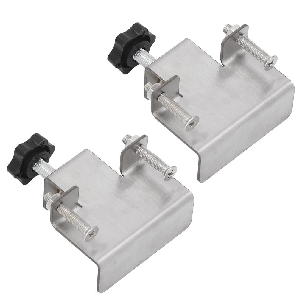 2 ks Přípravek pro montáž dvířek skříněk Tloušťka 2 mm Rozsah upnutí 139 mm Nerezová ocel Dvířka skříněk